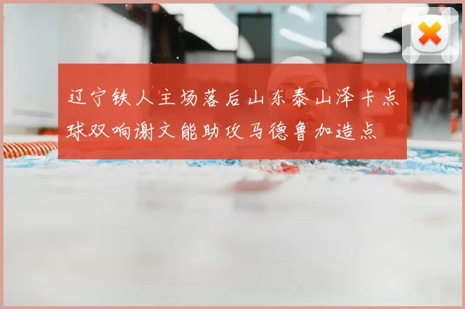 辽宁铁人主场落后山东泰山泽卡点球双响谢文能助攻马德鲁加造点